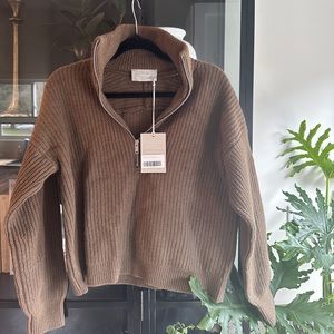 The Felted Merino Half-Zip Sweater from Everlane